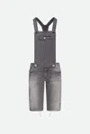 Sportmax Code Sportmax Salopette Denim Grigia In Grigio