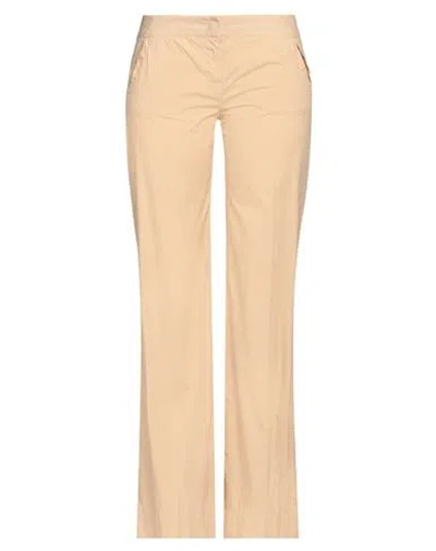 Sportmax Code Woman Pants Beige Size 12 Cotton