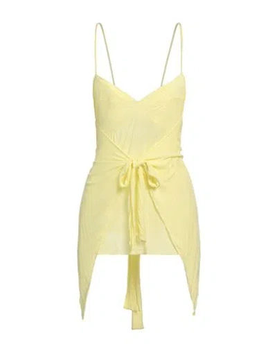 Sportmax Code Woman Top Yellow Size Xl Viscose