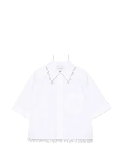 Sportmax Cognac Shirt In White
