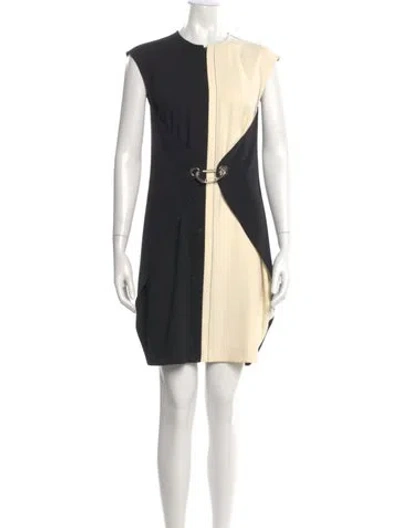 Pre-owned Sportmax Colorblock Pattern Mini Dress