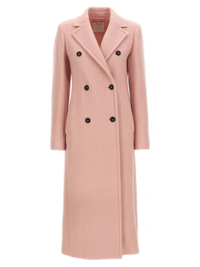 Sportmax 'comune' Coat In Pink