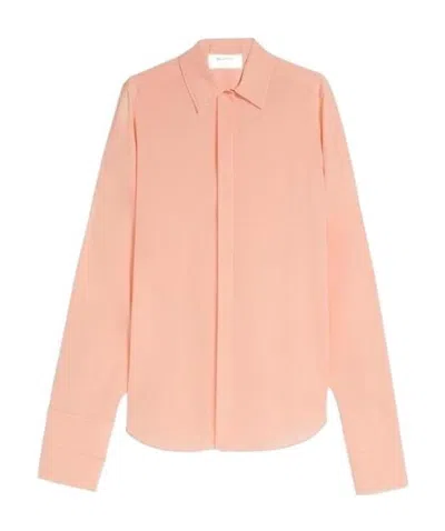 Sportmax Concealed-front Fastening Shirt In Pink