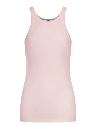 Sportmax Cotton And Silk Top In Pink
