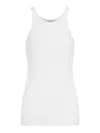 Sportmax Nastie Silk Cotton Tank Top Clothing In White