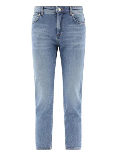 Sportmax Cotton-blend Jeans In Blue