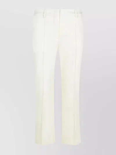 SPORTMAX 'COTTON PANTS WITH BACK POCKETS AND BELT LOOPS'