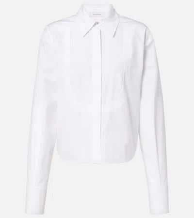 Sportmax Cotton Poplin Shirt In White