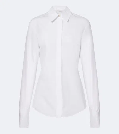 Sportmax Cotton Poplin Shirt In White