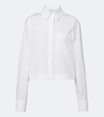 Sportmax Cotton Poplin Shirt In White