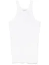 Sportmax Nastie Silk Cotton Tank Top Clothing In White