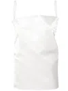 Sportmax Strapless Bustier Top In White