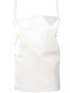 Sportmax Strapless Bustier Top In White