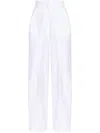 Sportmax Cotton Trousers With Pleated Design And Pockets