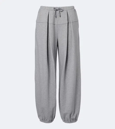 Sportmax Spdcandore Drawstring Trousers In Gray