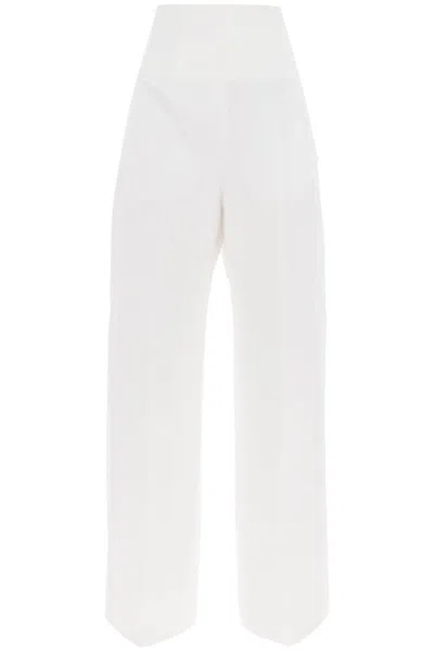 Sportmax "crasso Pants With R In White