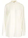 Sportmax Crepe De Chine Shirt In Bianco