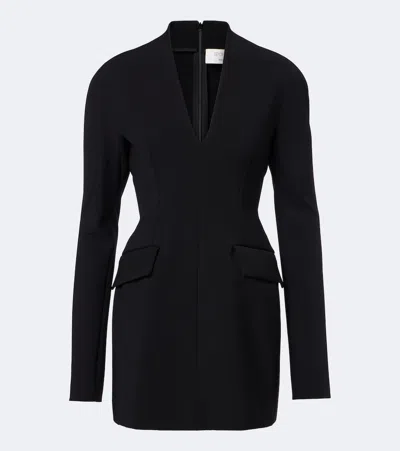 Sportmax Crêpe Minidress In Black