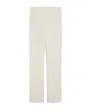 Sportmax Crepe Plain Slim Trousers In Taupe