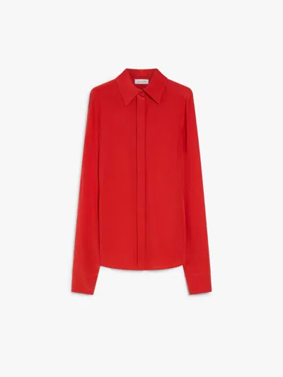 Sportmax Crepe Shirt In Red