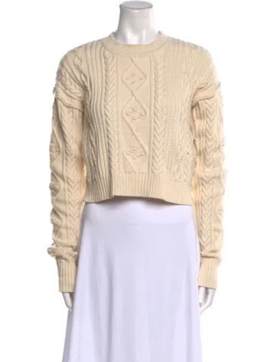 Pre-owned Sportmax Crew Neck Sweater In Neutral
