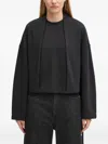 Sportmax Crew-neck Sweatshirt In Black