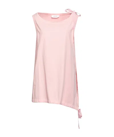 Sportmax Crew Neck Vest In Pink
