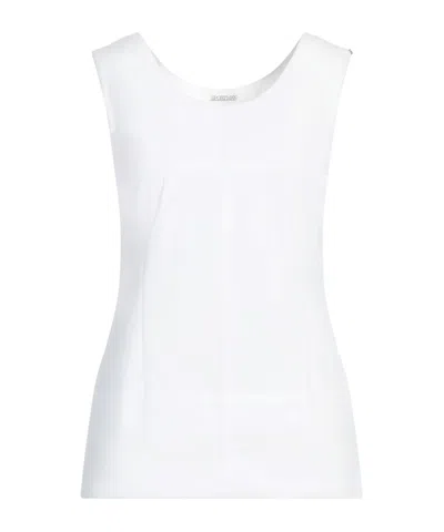 Sportmax Crew Neck Vest In White