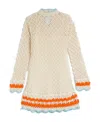 Sportmax Crochet-knit Mini Dress In White