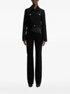 Sportmax Cropped Buttoned Jacket In Black