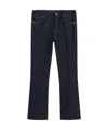 Sportmax Low Waist Wide Leg Jeans With Cropped Length In Black