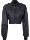 Sportmax Solid Bomber Jacket In Blue