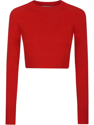 SPORTMAX CROPPED RIBBED TOP