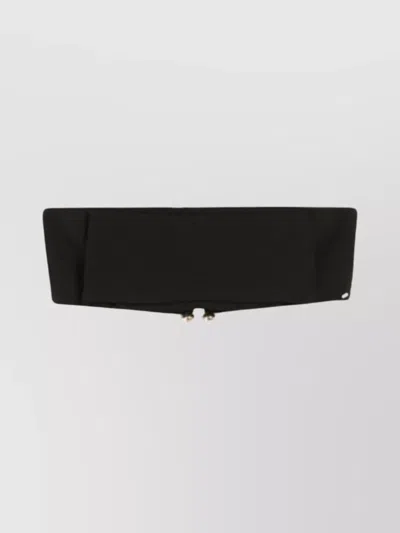 SPORTMAX CROPPED STRAPLESS STRUCTURED TOP