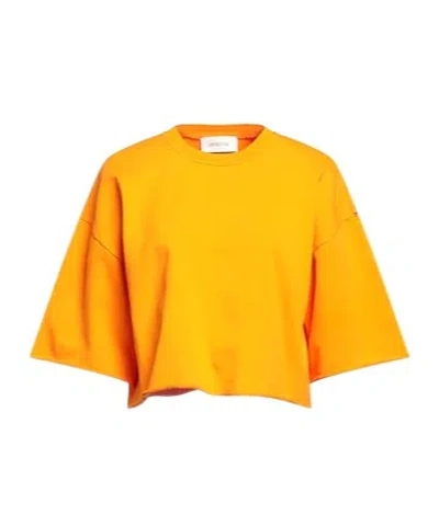 Sportmax Cropped Sweatshirt In Yellow