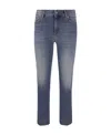 Sportmax Logo Patch Flared Jeans In Blue