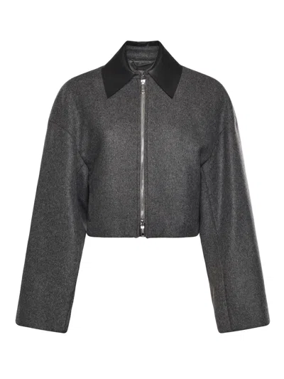 SPORTMAX CROPPED WOOL JACKET VACUO