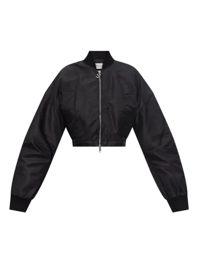 Sportmax Cropped Zip-fastening Bomber Jacket