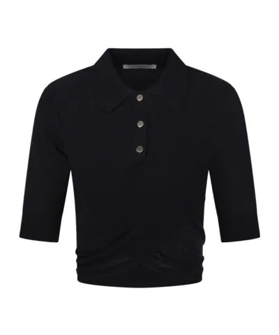 SPORTMAX CROSS DESIGN POLO SHIRT
