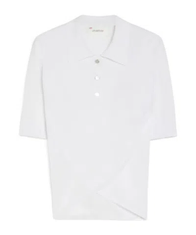 Sportmax Cross Top In White