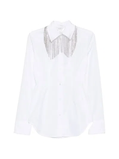 Sportmax Crystal-detail Shirt In White