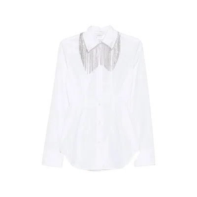 Sportmax Crystal-detail Shirt In White