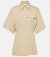 SPORTMAX CURVE COTTON SHIRT