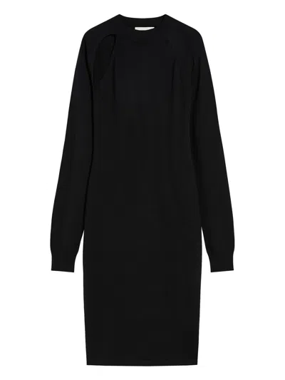 SPORTMAX CUT OUT-DETAIL DRESS