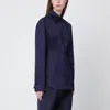 Sportmax Fitted Long Sleeve Collared Shirt In Blue