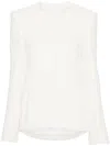 Sportmax Dart-detail Fitted Jacket In Neutrals