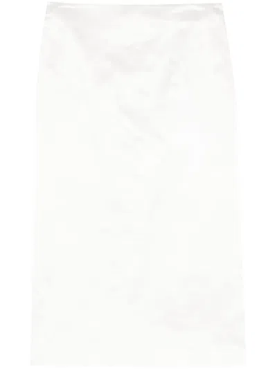 Sportmax Dart-detail Skirt In Neutral