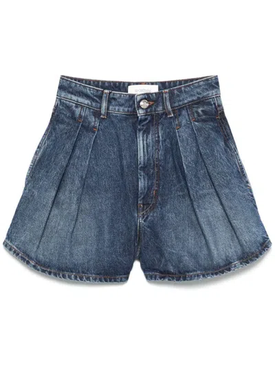 SPORTMAX SPORTMAX DENIM COTTON SHORTS