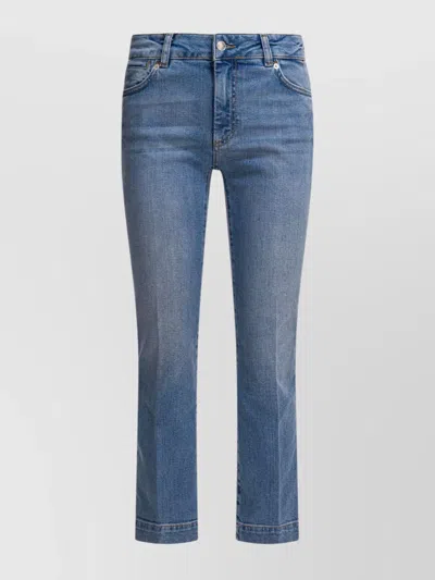 SPORTMAX DENIM TROUSERS BELT LOOPS