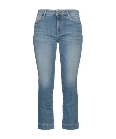 Sportmax Denim Trousers In Blue